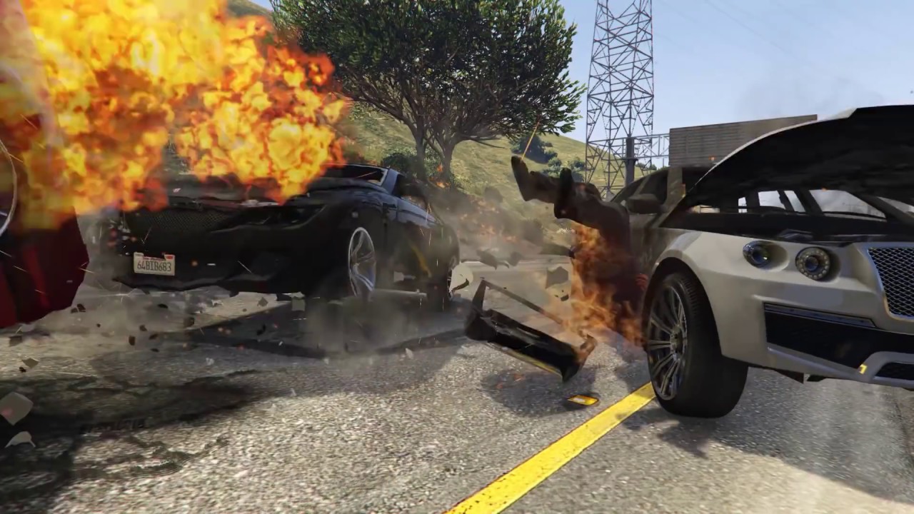 gta 5 car crashes youtube